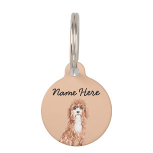 Cavapoo Pet ID Tag