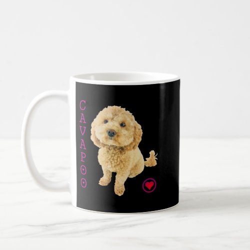Cavapoo Puppy Dog Poodle cross Noodle Super cute B Coffee Mug