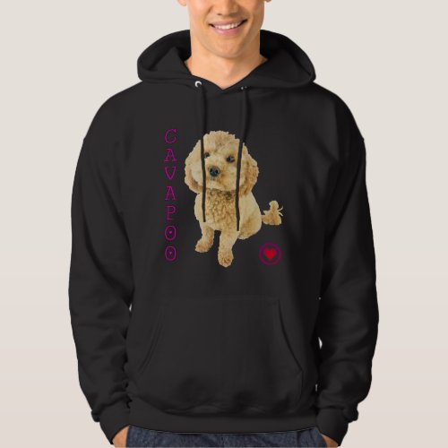 Cavapoo Puppy Dog Poodle cross Noodle Super cute B Hoodie