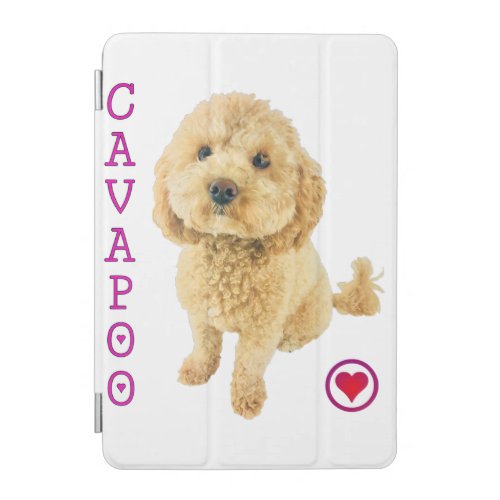 Cavapoo Puppy Dog Poodle Cross Noodle Super Cute iPad Mini Cover