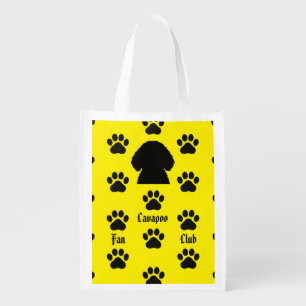 Cavapoo Reusable Grocery Bag
