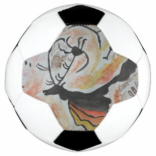 Cave Art Abstract Soccer Ball