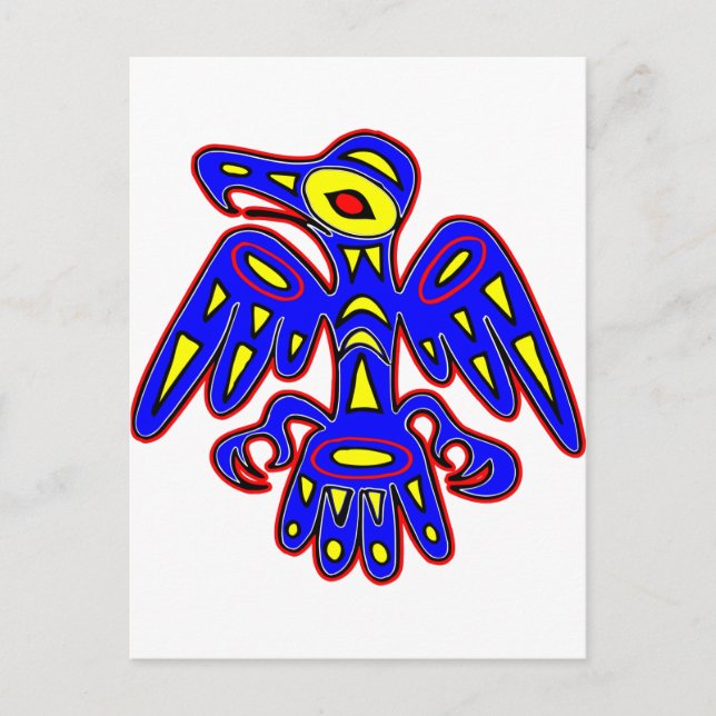 Cave Art, Ancient Bird Drawing Postcard (Front)