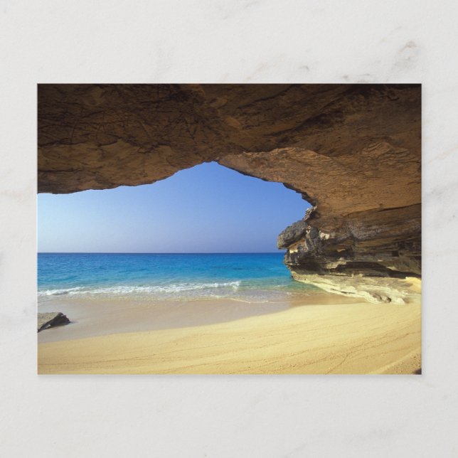 Cave at French Bay, San Salvador Island, Postcard (Front)