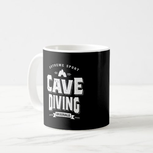 Cave Diving Underwater Exploration Divers Shirts Coffee Mug