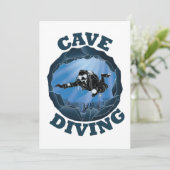 Cave Diving - Underwater Scuba Diver (Standing Front)