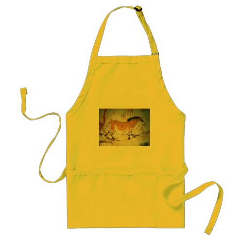 Cave drawings Lascaux French Prehistoric Adult Apron