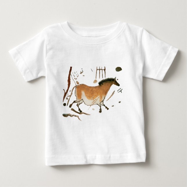 Cave drawings Lascaux French Prehistoric Baby T-Shirt (Front)