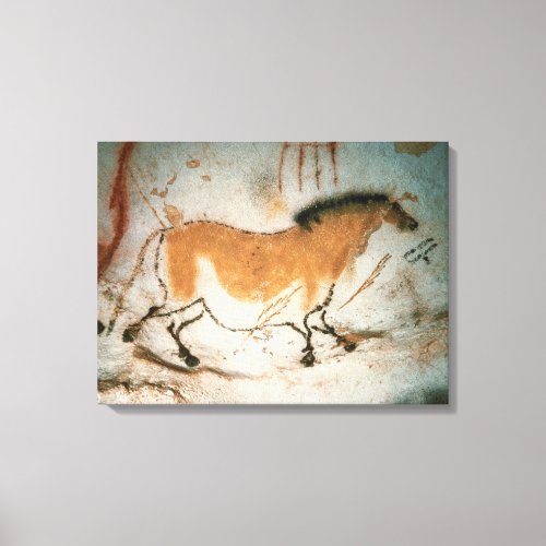 Cave drawings Lascaux French Prehistoric Canvas Print