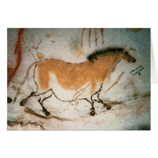 Cave drawings Lascaux French Prehistoric Cards (Front Horizontal)