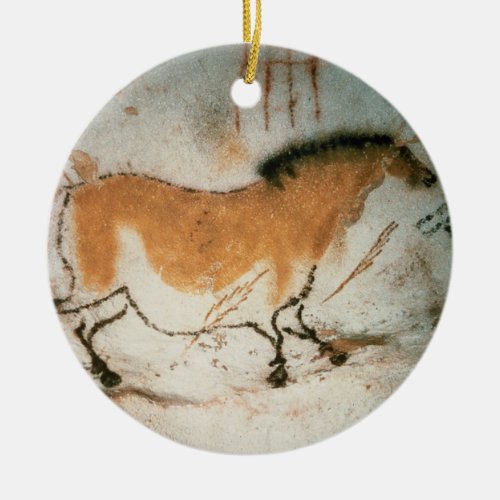 Cave drawings Lascaux French Prehistoric Ceramic Ornament