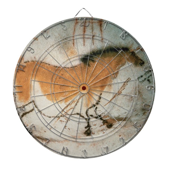 Cave drawings Lascaux French Prehistoric Dart Board (Front)