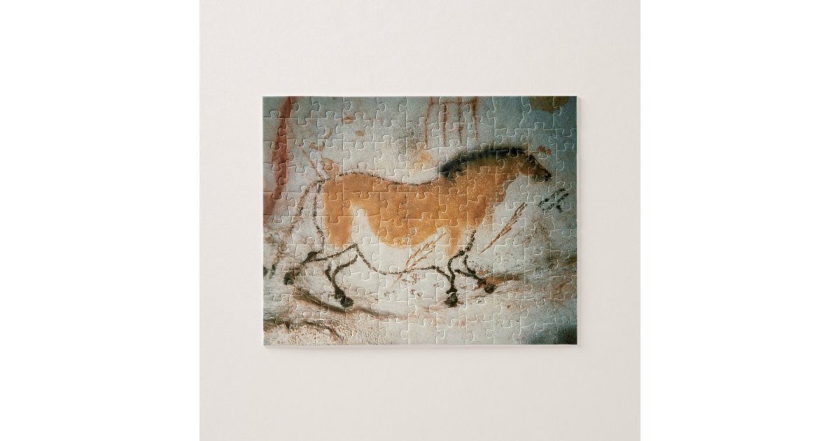 Cave Drawings Lascaux French Prehistoric Drawings Jigsaw Puzzle