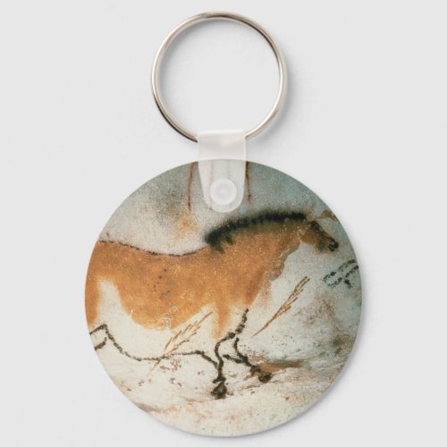 Cave drawings Lascaux French Prehistoric Keychain