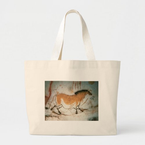 Cave drawings Lascaux French Prehistoric Large Tote Bag