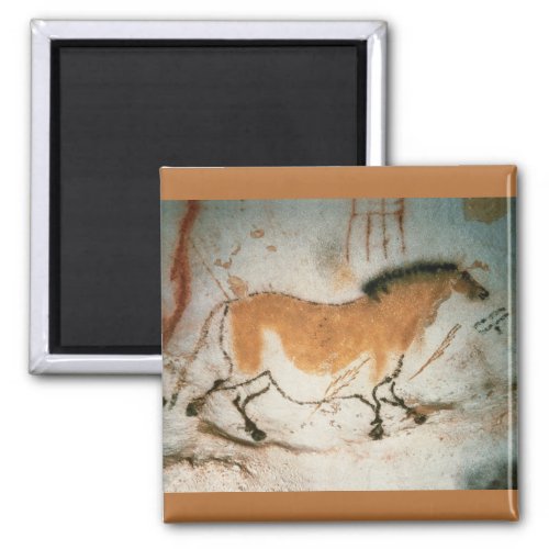 Cave drawings Lascaux French Prehistoric Magnet