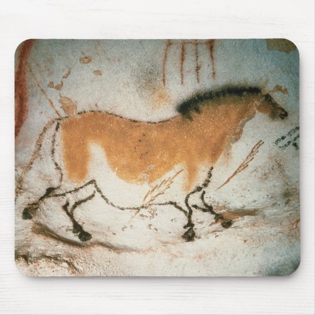 Cave drawings Lascaux French Prehistoric Mouse Pad (Front)