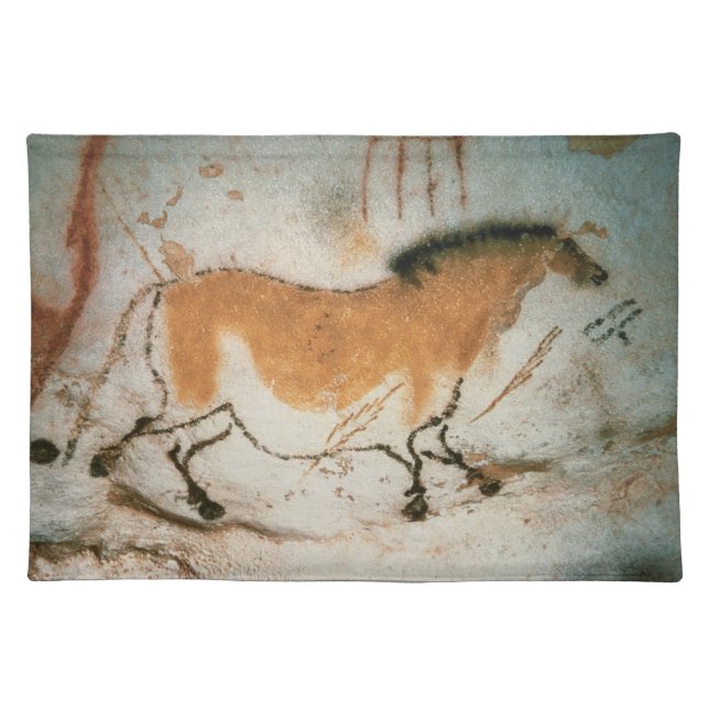 Cave drawings Lascaux French Prehistoric Placemat (Front)
