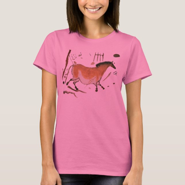 Cave drawings Lascaux French Prehistoric T-Shirt (Front)