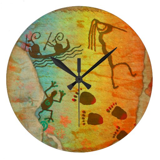 Cave Dwelling Native American Wall Clock | Zazzle