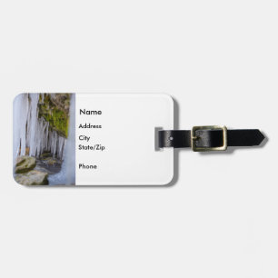 Cave Icicles Luggage Tag
