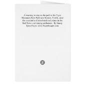 Cave-In Danger Blank Card (Back)