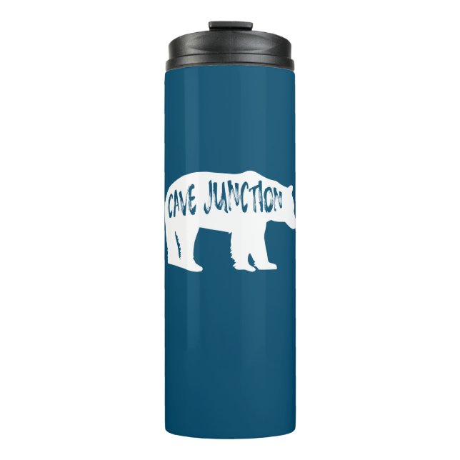 Cave Junction Oregon Bear Thermal Tumbler (Front)
