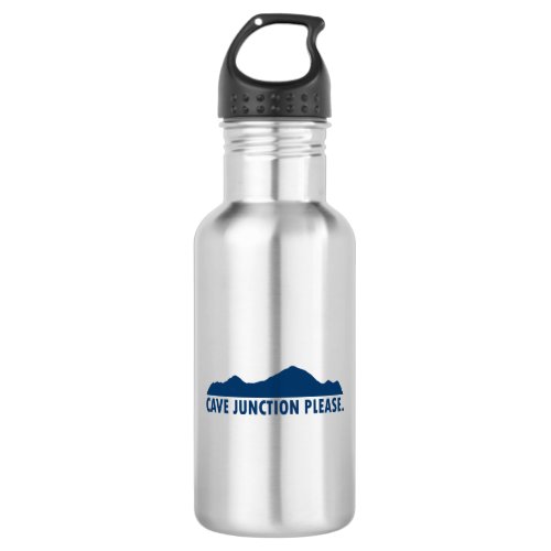 Cave Junction Oregon Please Stainless Steel Water Bottle