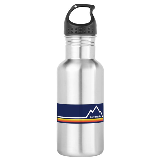 Cave Junction Oregon Stainless Steel Water Bottle (Front)