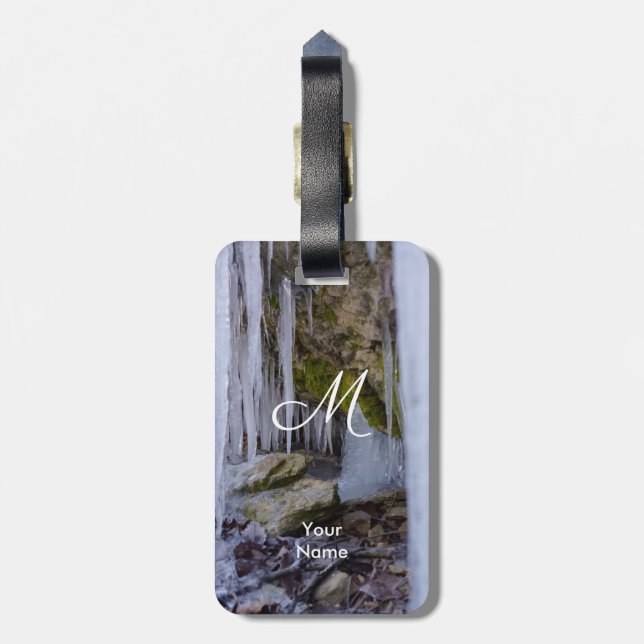 Cave Of Ice Luggage Tag (Back Vertical)