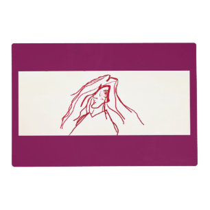 Cave Painting Laminated Placemat