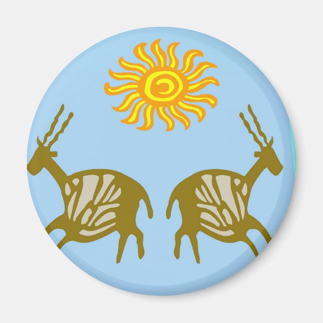 Cave Painting Magnet (Front)