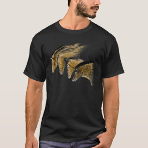Cave Painting of four horses from Chauvet T-Shirt