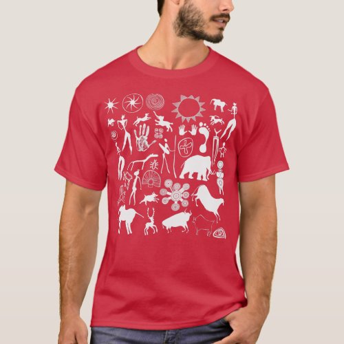 Cave paintings aboriginal art 2 T_Shirt