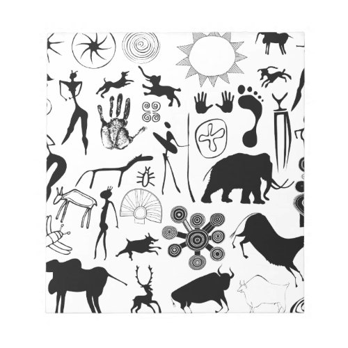 Cave paintings _ primeval art notepad