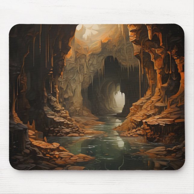 Cave River Nature Mouse Pad (Front)
