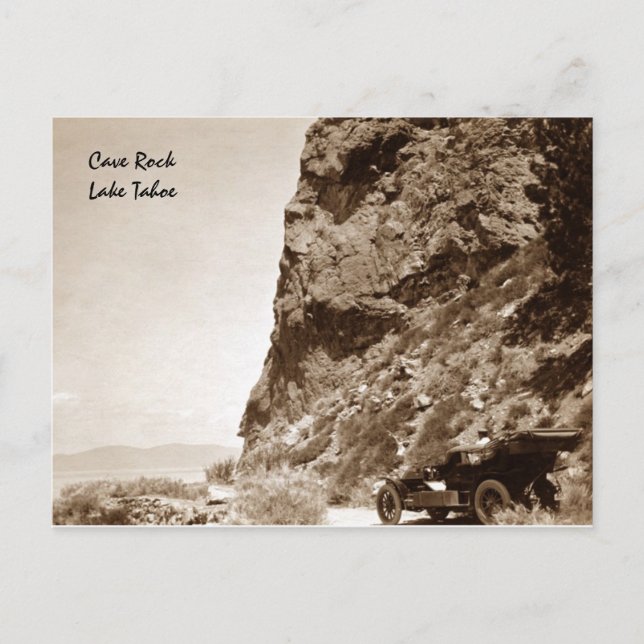 Cave Rock Lake Tahoe Postcard (Front)