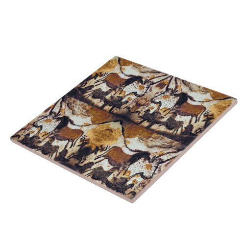 Cave Scribbles Horses Trivet