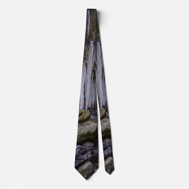 Cave Tunnel Of Ice Neck Tie (Front)