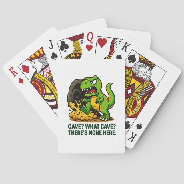 Cave? What Cave? Poker Cards (Back)