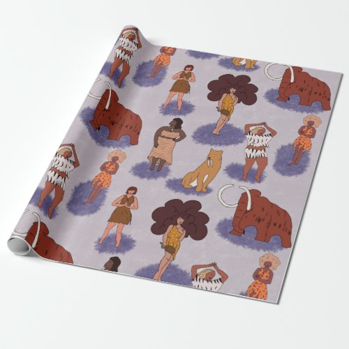 Cave Women of Diversity  Wrapping Paper