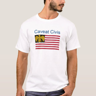 Caveat Civis - American Fascist Flag T-Shirt