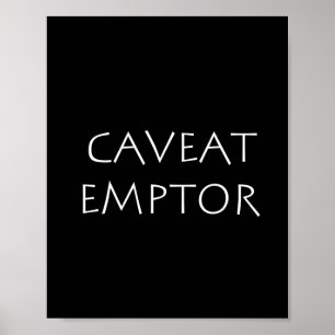 Caveat Emptor Poster