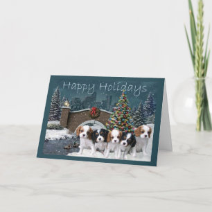 Cavelier King Charles Spaniel Christmas Card Eveni