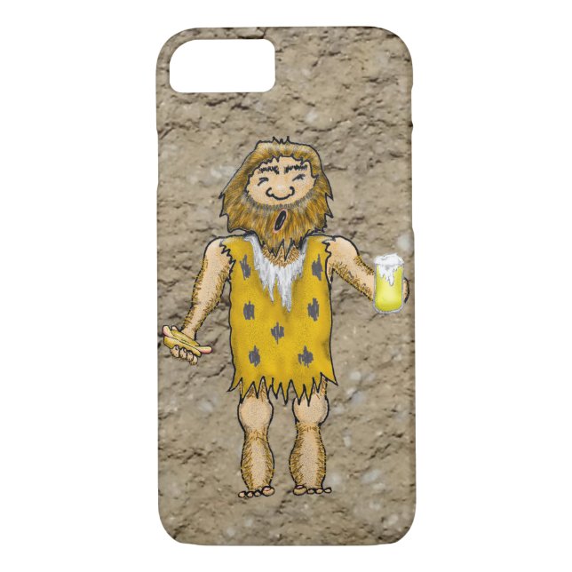 Caveman Cell Phone Case (Back)