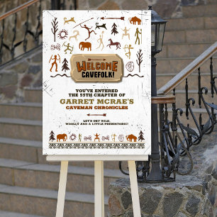Caveman Chronicles Welcome Sign