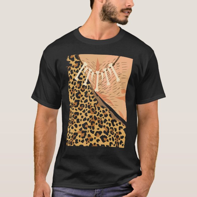 Caveman Costume Cosplay Cave Diving Hiker Explorer T-Shirt (Front)