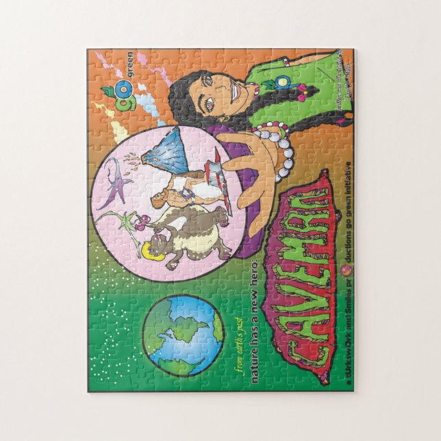 CAVEMAN Cover Jigsaw Puzzle (Vertical)