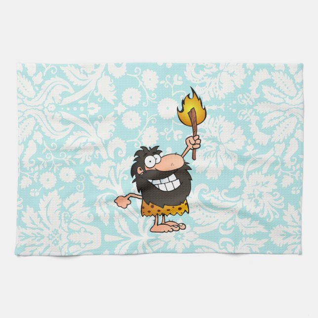 Caveman; Cute Towel (Horizontal)