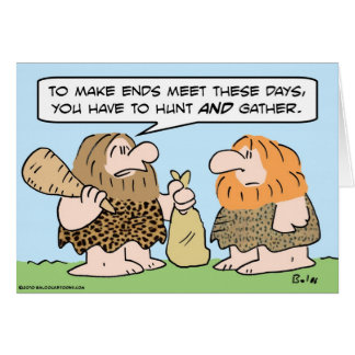 caveman ends meet hunt gather cards